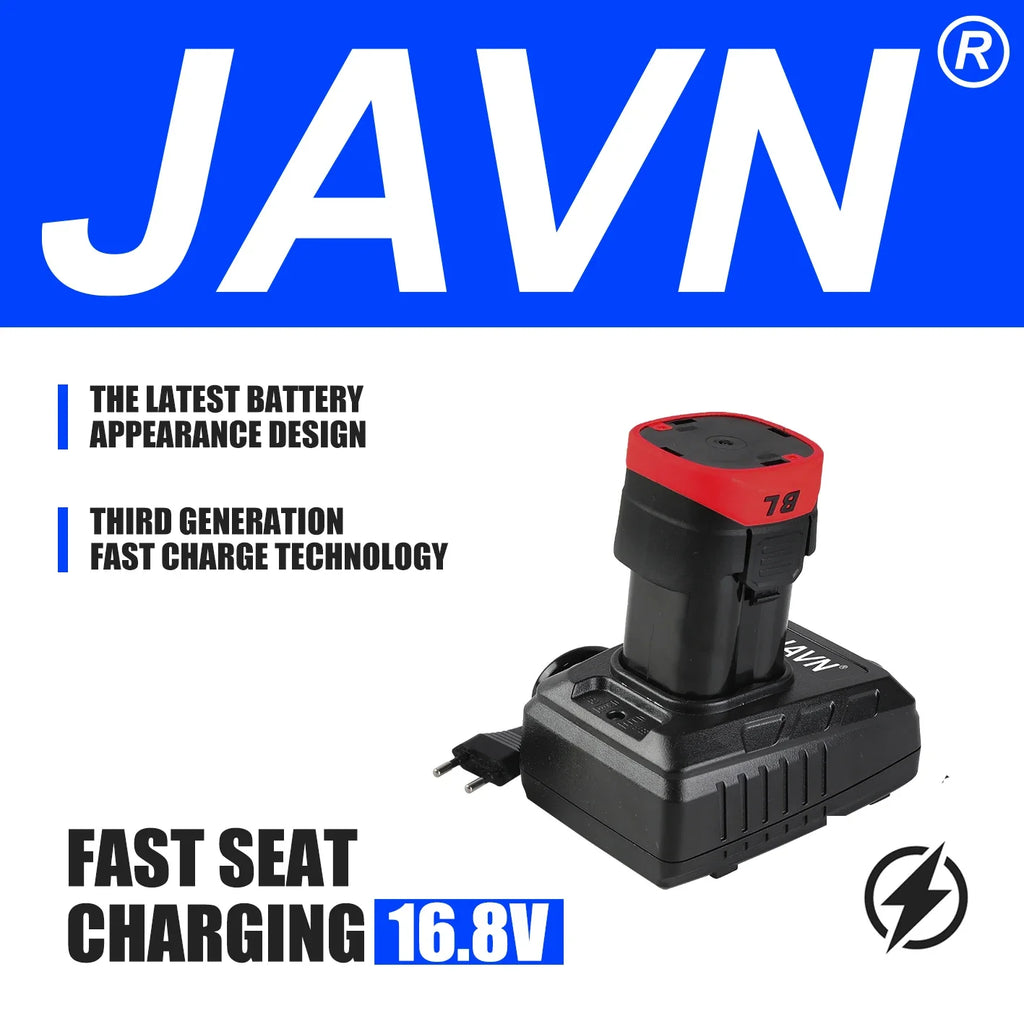 Brushless Cordless Mini Drill 16.8V, 50 N·m Self-Locking Chuck, 20+1 Torque Settings, 2-Speed Electric Screwdriver for Home DIY