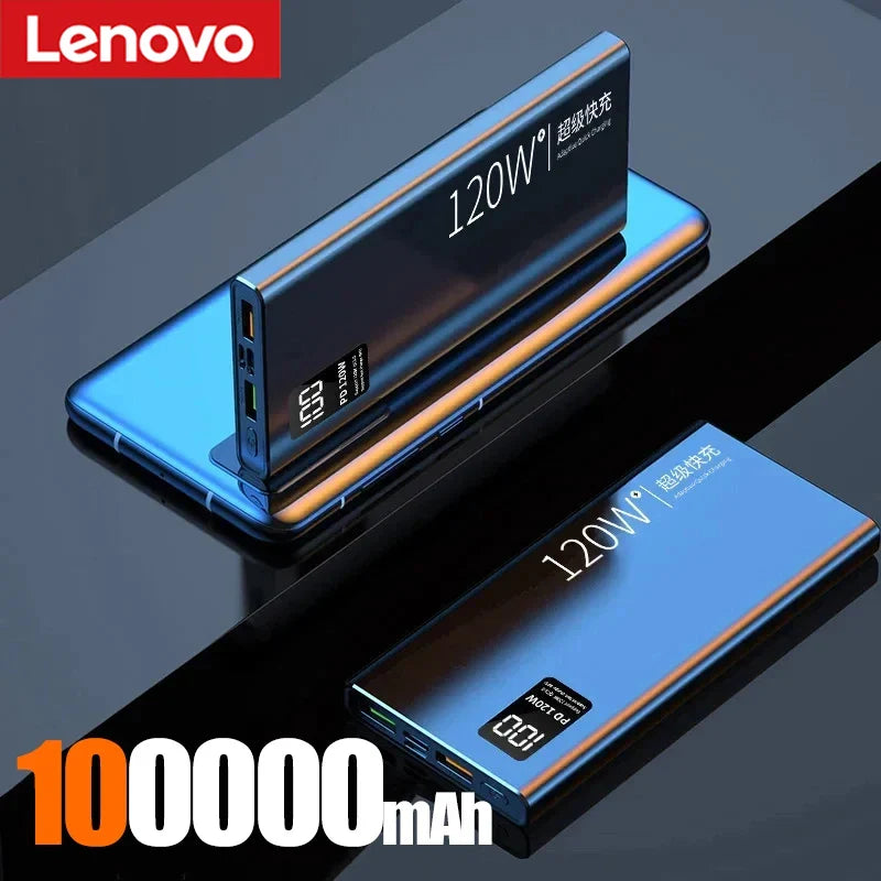 120W Portable Power Bank – USB-C Fast Charging, Digital Display, 50,000–200,000mAh Options – Battery Charger for Smartphones, Tablets & Laptops
