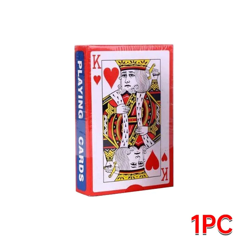 54-Card Standard Poker Deck — 1–100 Pack, 5.7 x 8.7 cm (2.24 x 3.43 in) Playing Cards for Parties & Board Games
