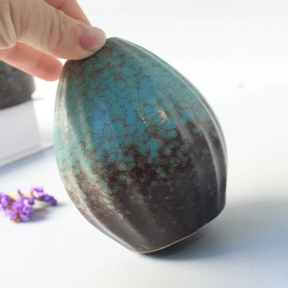 Ceramic Small Flower Bud Vase - Minimalist Japanese-Style Tabletop Home Decor