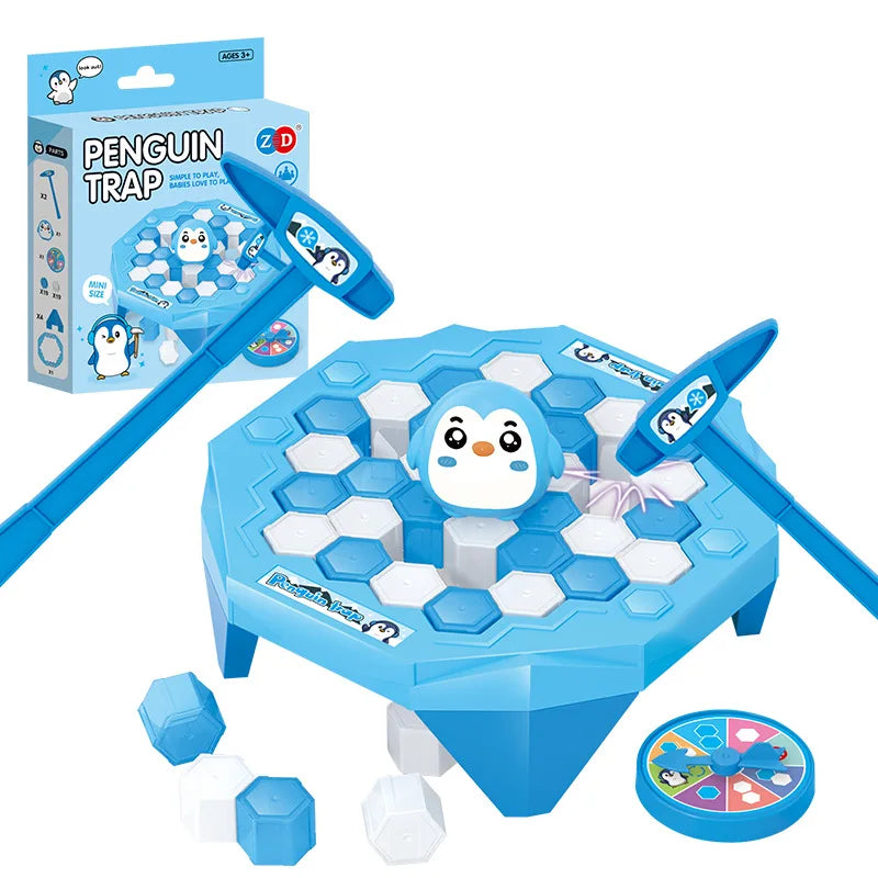 Mini Penguin Ice Breaker Party Game Parent-Child Interactive Board Game Birthday Gift for Kids