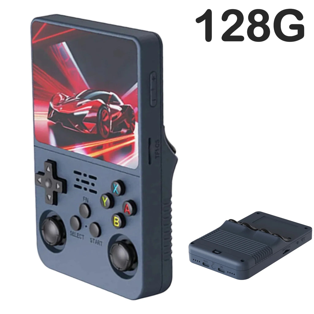 Retro Handheld Game Console 3.5-inch (8.9 cm) IPS — 15,000+ Games, 64/128GB Storage, Linux Pocket Player, 3000mAh Battery