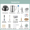DIY Scented Candle Making Kit — Wax Melting Hot Plate, Pure Cotton Wicks, Molds & Pouring Pot