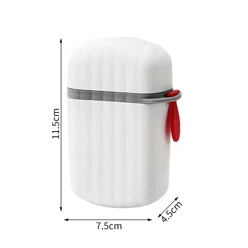 Portable Waterproof Soap Case with Drain - Sealed Travel Soap Box Organizer for Bathroom and Outdoor