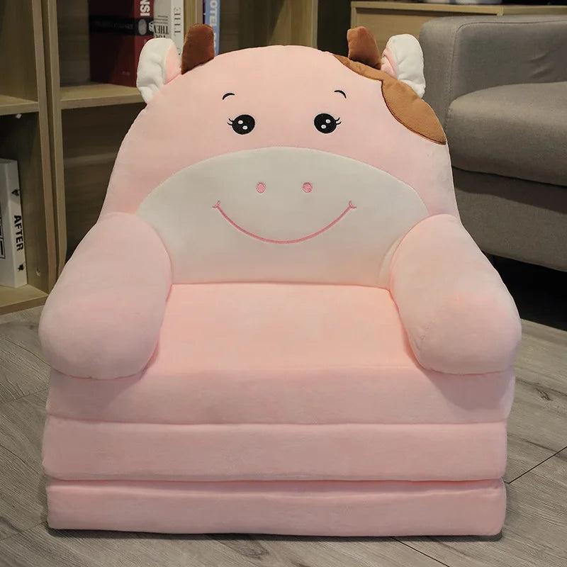 Children's Cartoon Folding Sofa Bed – Princess Toddler Convertible Chair