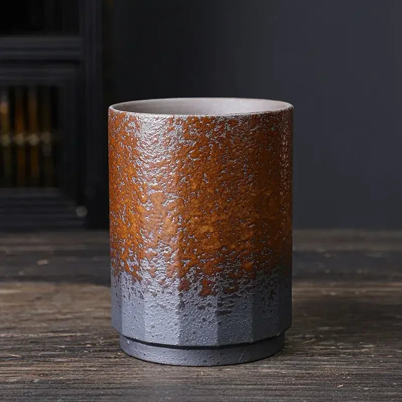 Handmade Stoneware Ceramic Mug – Large Rustic Coffee & Tea Cup, Single Piece