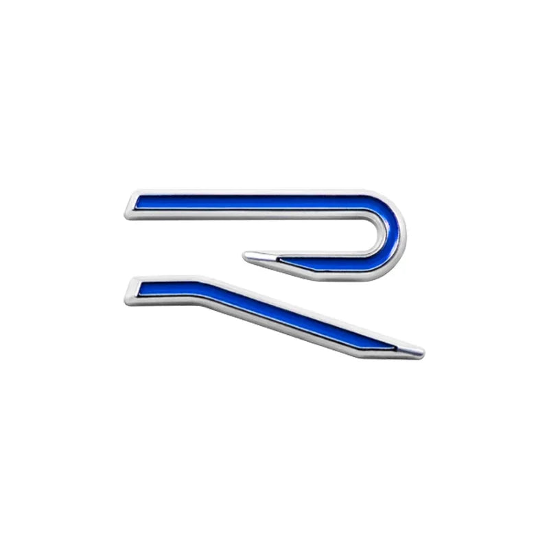 3D Metal R Logo Car Trunk Emblem Sticker Rear Body Badge for Golf Polo Jetta Beetle Passat Tiguan