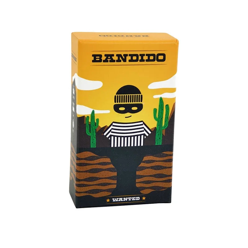 Bandido Bandida Family Strategy Card Game for 1-4 Players – Party Tabletop Game with Bilingual English Instructions
