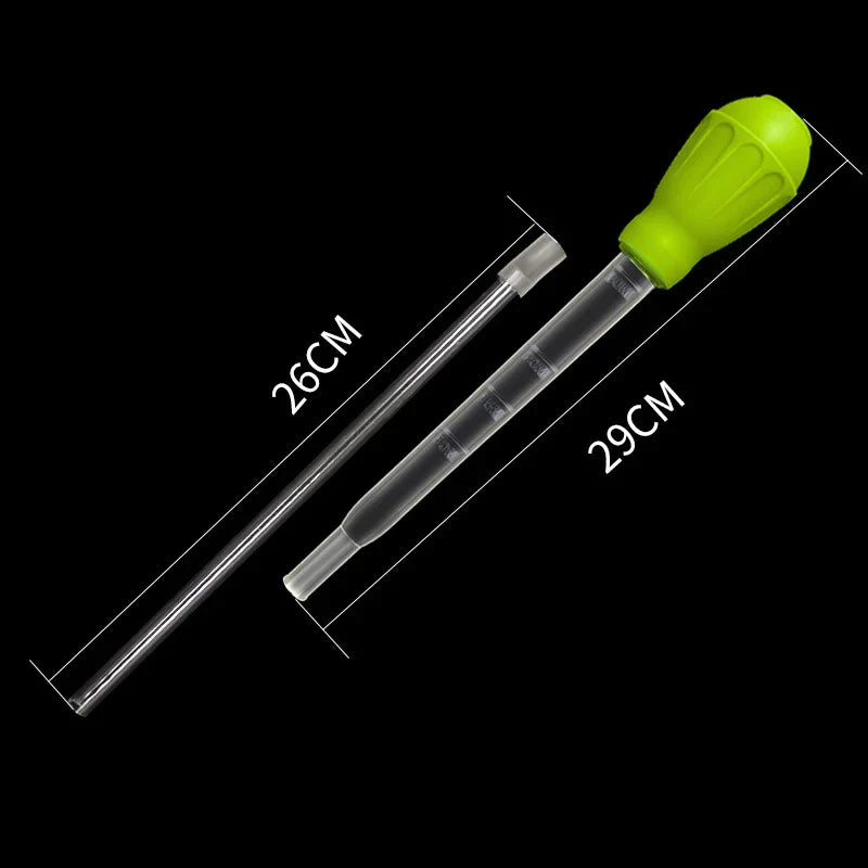 Aquarium Siphon Pipette Fish Tank Vacuum Cleaner – Water Changer, 11.4/17.7/21.3 in (29/45/54 cm), 30/40/50 ml (1.0/1.4/1.7 fl oz)