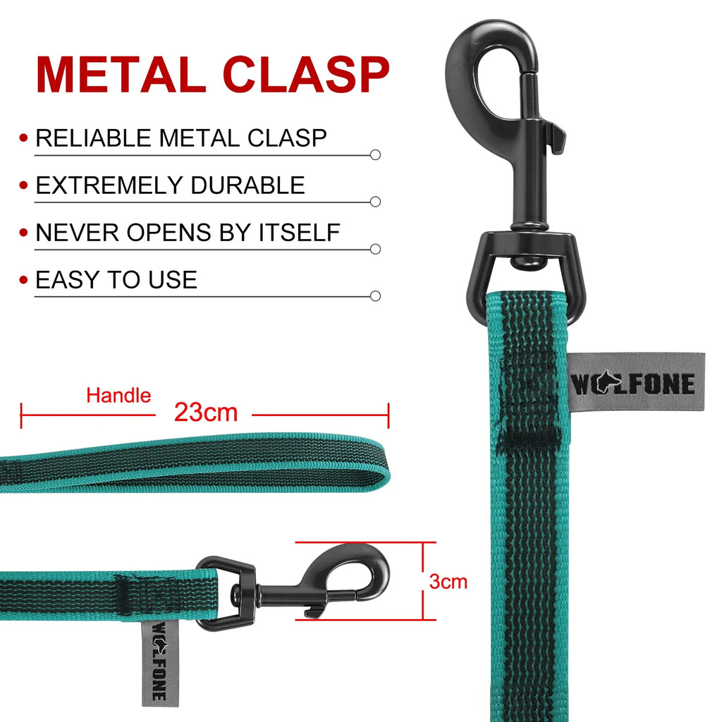 Adjustable Long Dog Leash – 1.5m/2m/3m/5m/10m/15m (4.9–49.2 ft) Lightweight Fiber Training Lead with Buckle, Personalized