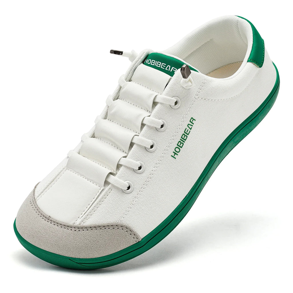 Wide Toe Barefoot Minimalist Sneakers – Unisex Lightweight Adjustable Slip-On Walking Shoes