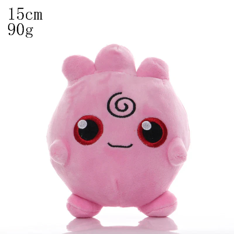 Pikachu & Friends 8 in (20 cm) Plush Stuffed Animal — Pikachu Charmander Squirtle Bulbasaur Eevee Scorbunny Gengar Snorlax Christmas Gift