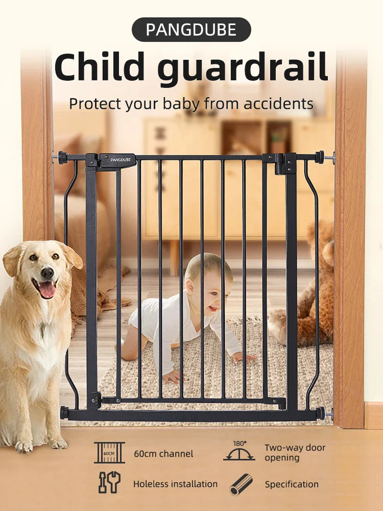 Adjustable Baby Playpen & Safety Gate for Stairs — Child and Pet Security Door