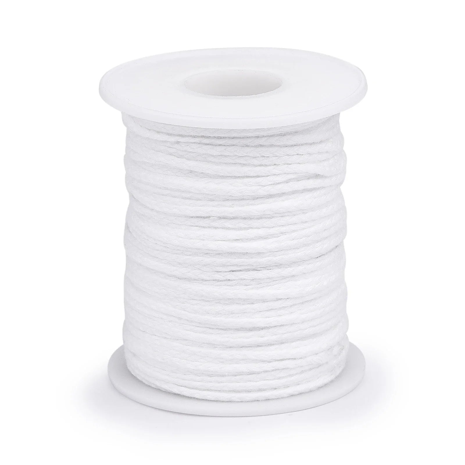 Pre-Waxed Pure Cotton Candle Wicks — 50/100 Pack, Smokeless DIY Candle Wicks, Multiple Lengths 2.6–20 cm (1.0–7.9 in)