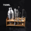 Stainless Steel Boston Cocktail Shaker Set – 550 ml (18.6 oz) & 750 ml (25.4 oz) Martini Mixer for Bartenders and Home Bar