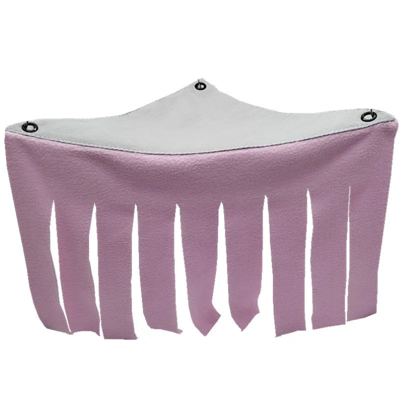 Tassel Pet Tent Hideout Hanging Bed for Small Pets — Guinea Pig Hamster Hedgehog Corner Hammock Nest