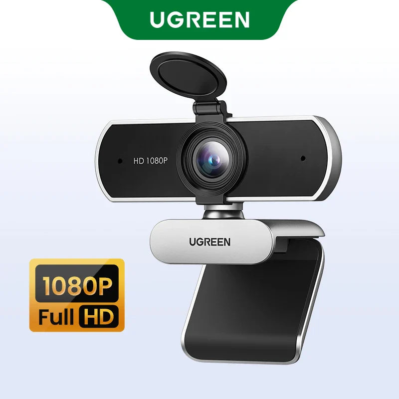 4K USB Webcam (8MP) — PDAF Autofocus & Dual AI Noise-Cancelling Mics, 4K/1080P HD Camera for Zoom, Teams, Google Meet
