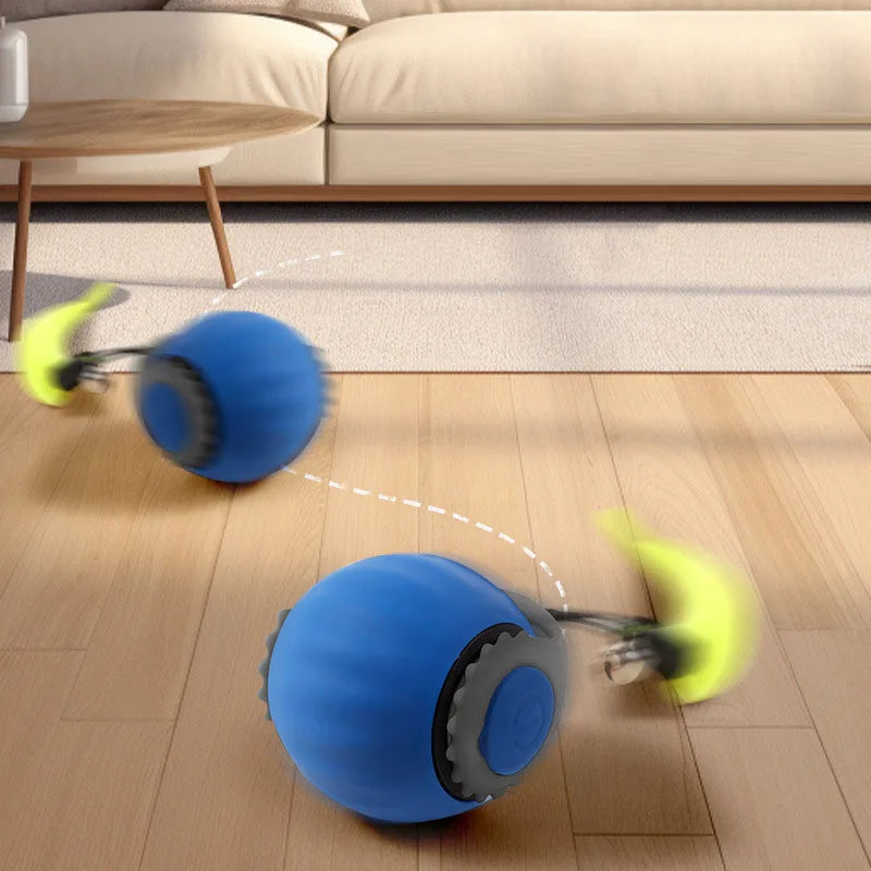Interactive Automatic Cat Toy Ball — Self-Activating Bite-Resistant Pet Toy