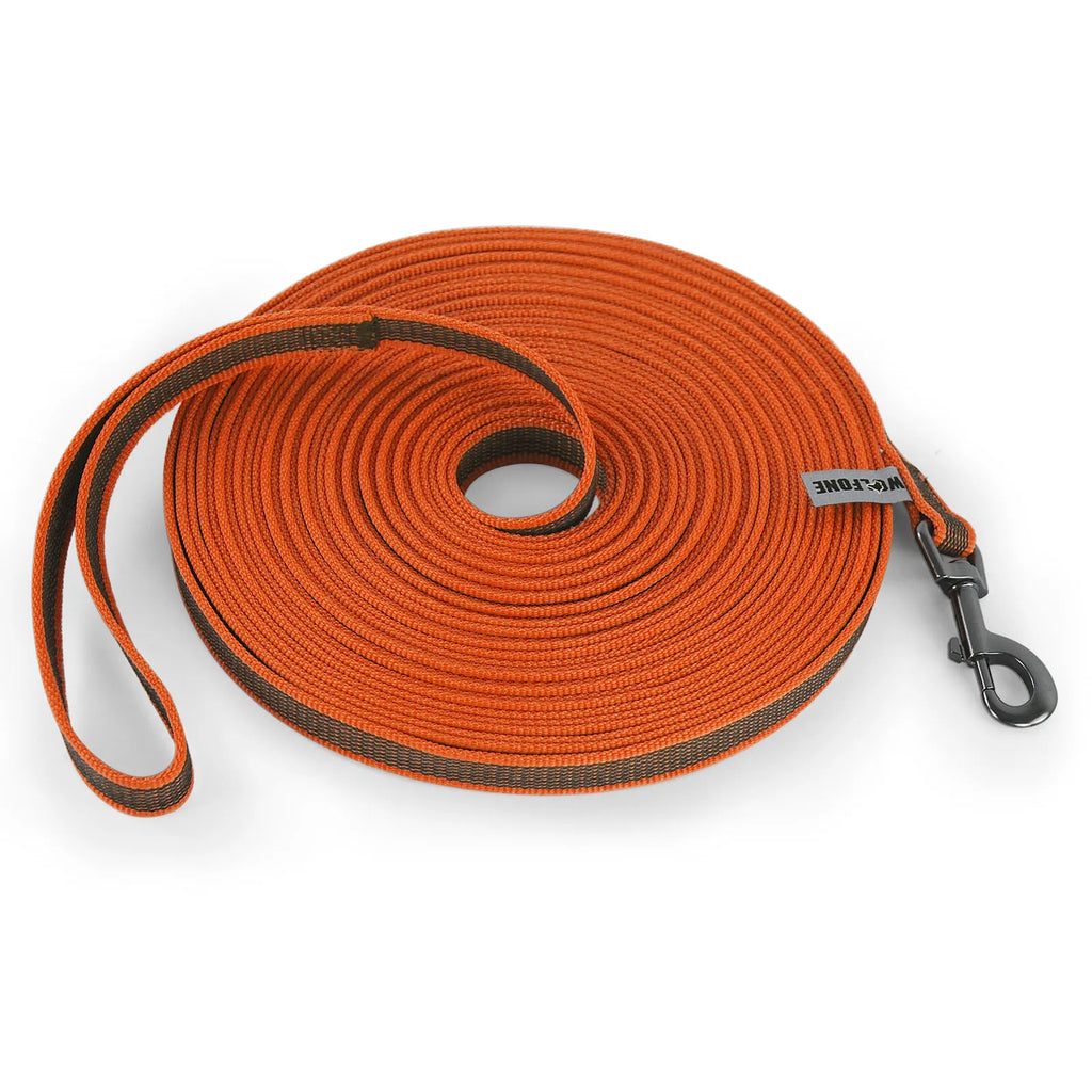 Adjustable Long Dog Leash – 1.5m/2m/3m/5m/10m/15m (4.9–49.2 ft) Lightweight Fiber Training Lead with Buckle, Personalized