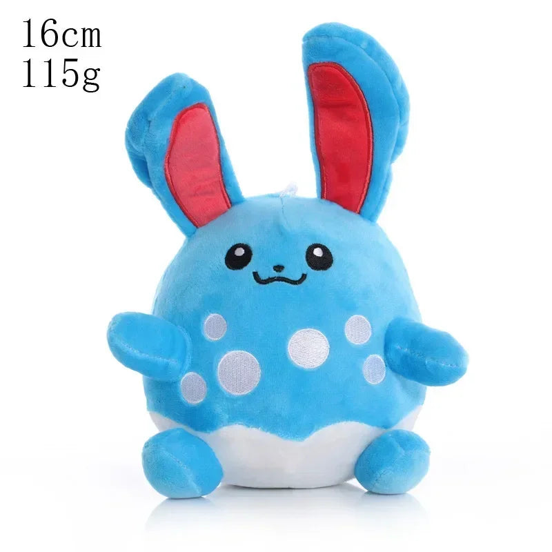 Cute Pikachu Pichu Charmander Bulbasaur Squirtle Psyduck Eevee Plush Soft Stuffed Doll 6-12 in (15-30 cm)