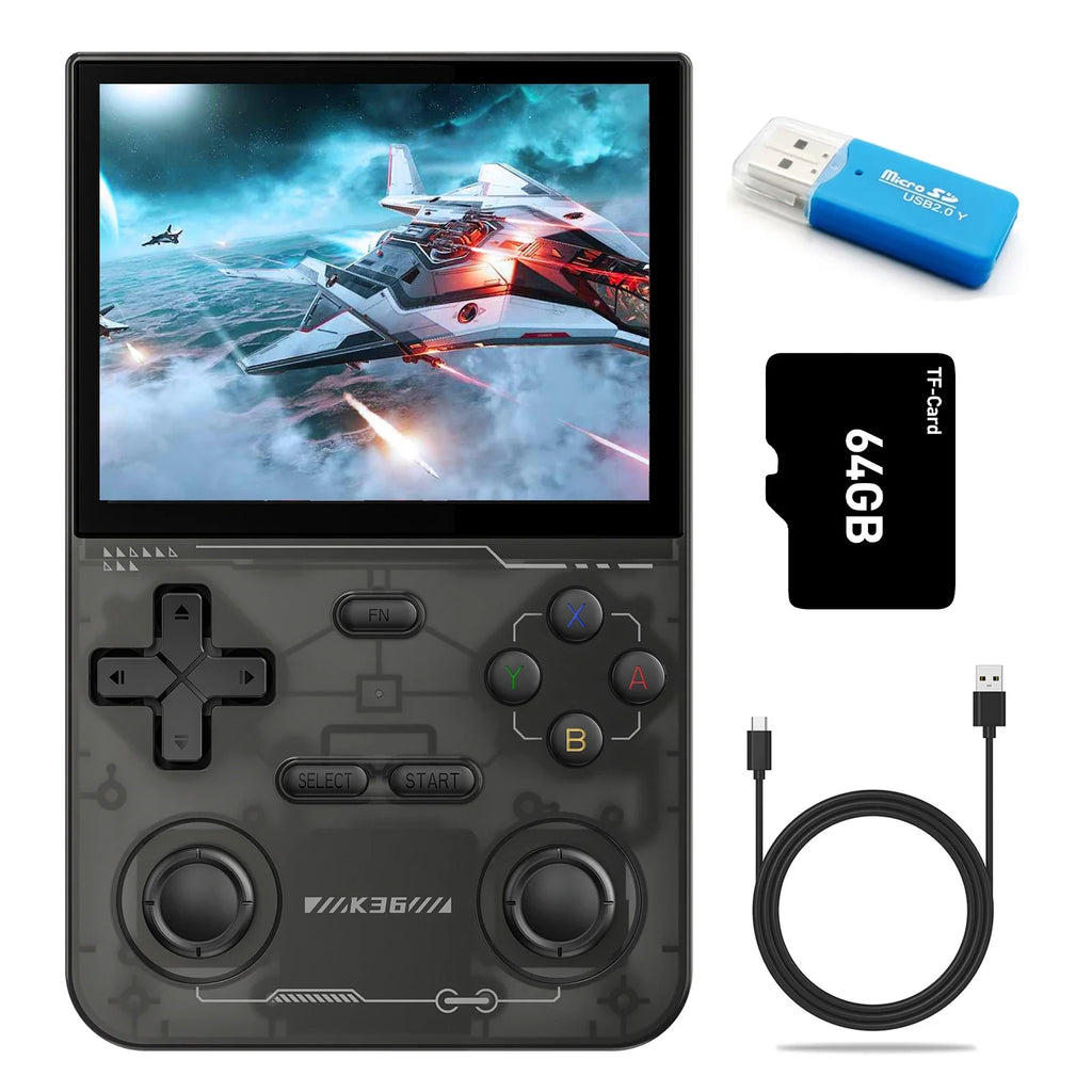 Open-Source Retro Handheld Game Console — 3.5-inch (8.9 cm) IPS, 16,000+ Games Emulator (PS1 PSP N64 Dreamcast)