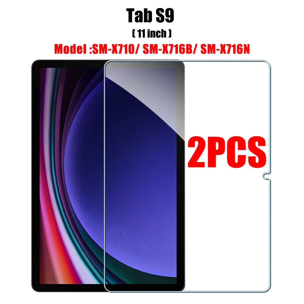 2-Pack Tempered Glass Screen Protector for Galaxy Tab Tablets – 10.8 inch (27.4 cm), Anti-Scratch Bubble-Free Film