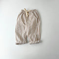 Kids Striped Linen-Cotton Harem Pants – Boys & Girls, Ages 4-6