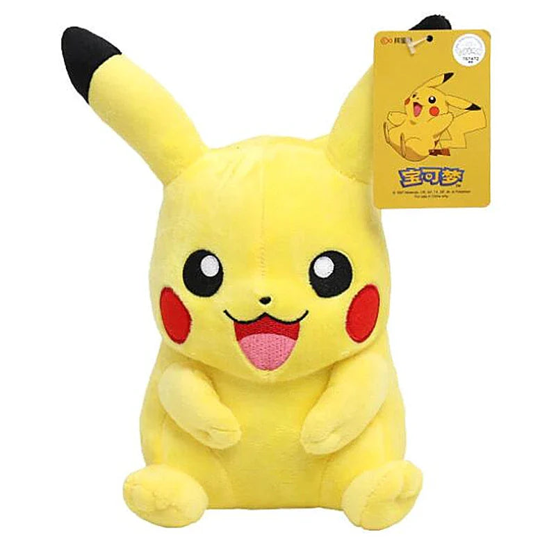 Anime Plush Stuffed Toy 6–12 in (15–30 cm) - Pikachu, Bulbasaur, Jigglypuff, Lapras, Eevee Soft Doll Gift for Kids