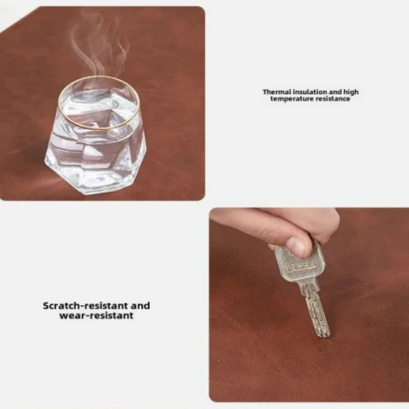 Waterproof PU Desk Mat – Large Non-Slip Mouse Pad & Keyboard Protector for Laptop and Computer