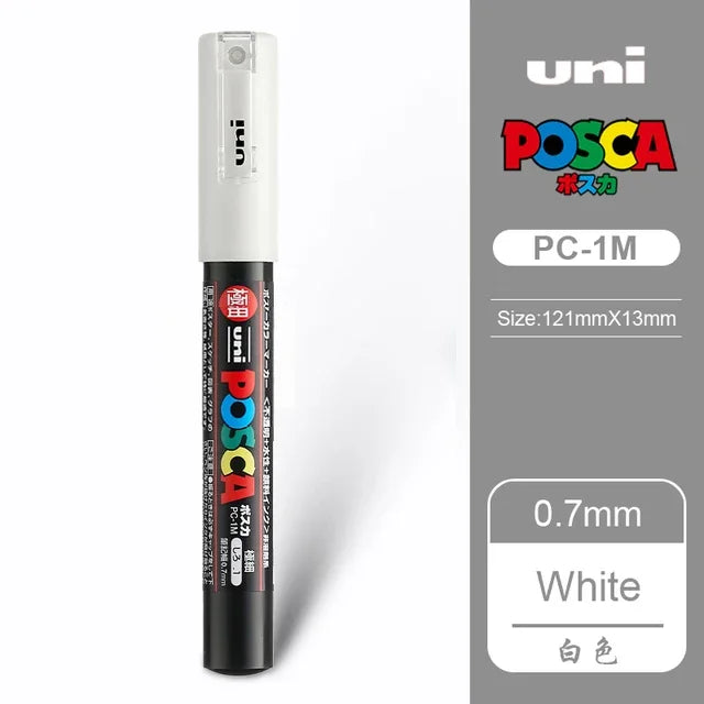 Permanent Acrylic Paint Marker Set – Quick-Dry Opaque Paint Pens for Graffiti, Crafts & Illustration