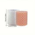 3D Spiral Striped Silicone Candle Mold for DIY Scented Candles, Wax, Soap & Resin (8 x 8 x 15 cm / 3.1 x 3.1 x 5.9 in)