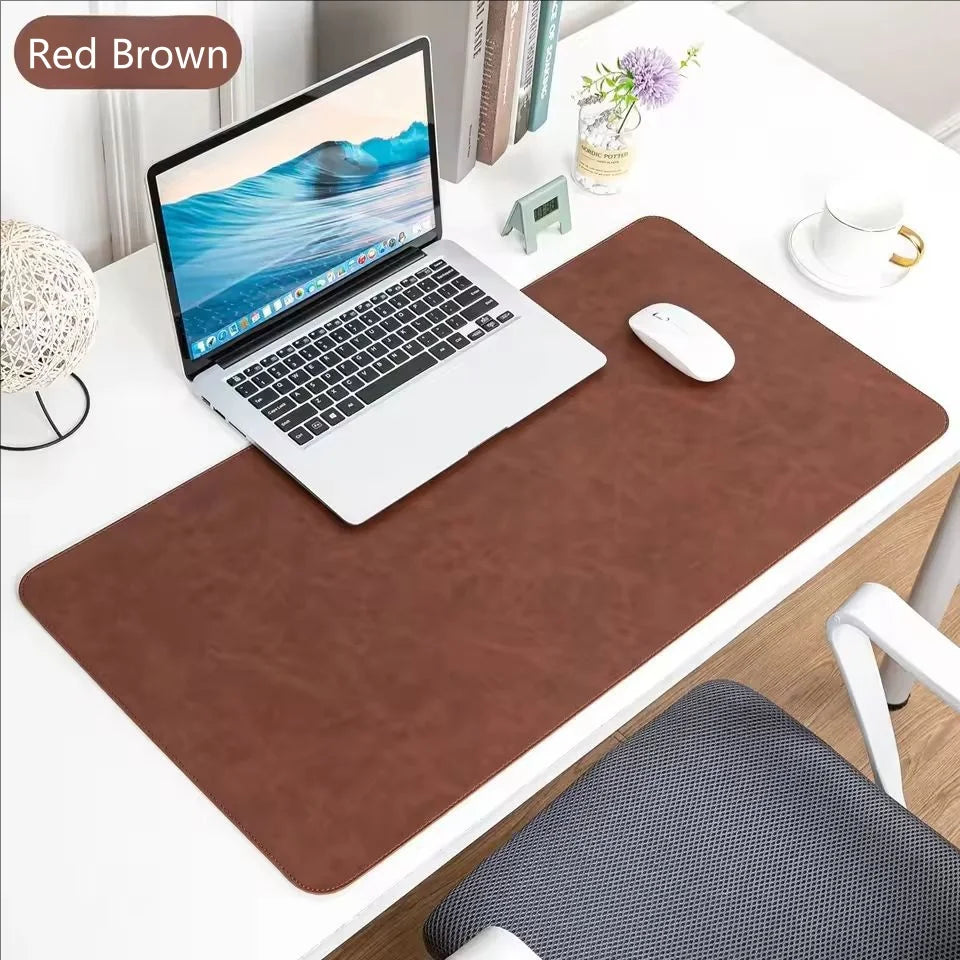 Waterproof PU Desk Mat – Large Non-Slip Mouse Pad & Keyboard Protector for Laptop and Computer