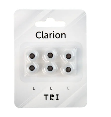 Silicone Earphone Eartips 3 Pairs S/M/L – Replacement Earbud Tips for IEMs & Wired Headsets
