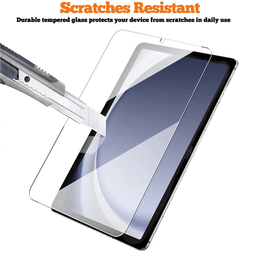 Tempered Glass Screen Protector for Galaxy Tab S6 Lite, A9/A9 Plus, A8, S7 FE, S8/S9/S9 Plus/S9 FE, S10/S11 — 1 Pack