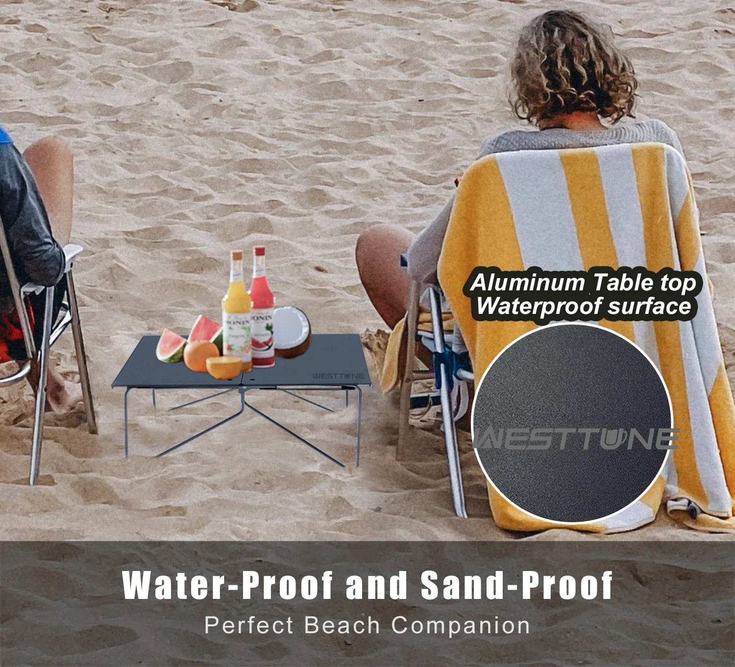 Compact Ultralight Folding Camping Table – Aluminum Alloy Mini Portable Collapsible Table for Hiking & Picnics
