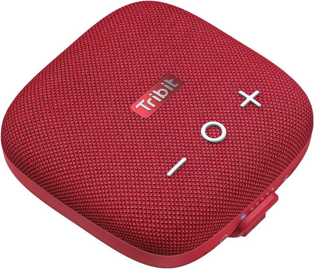 Portable Bluetooth Speaker, IP67 Waterproof, 90dB Deep Bass, Bluetooth 5.3, 12-Hour Playtime, Built-In Strap & Powerbank