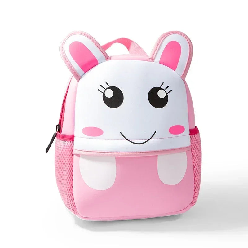 3D Cartoon Animal Kids Backpack Ages 4-6 – Kindergarten Toddler School Bag for Travel & Outdoor