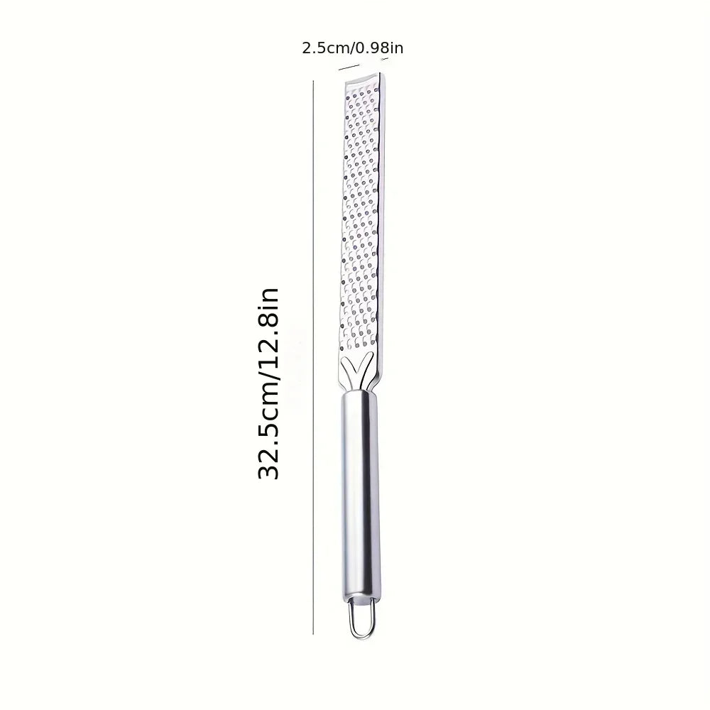 Handheld Stainless Steel Cheese Grater and Lemon Zester for Garlic, Ginger, Vegetables