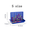 Foldable Connect 4 Travel Board Game – 4-in-a-Row Portable Family Strategy Toy for Kids