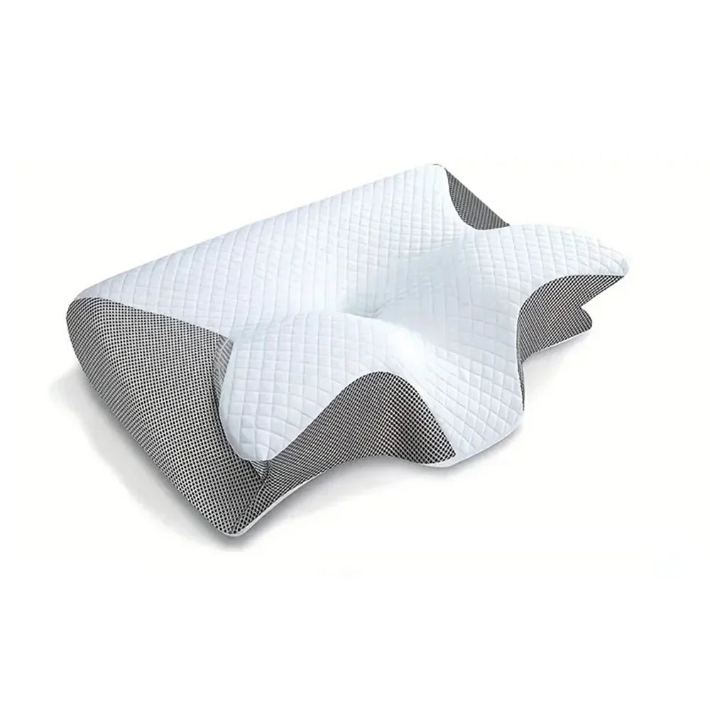 Butterfly Memory Foam Neck Pillow – Cervical Orthopedic Slow-Rebound Pillow for Sleep & Neck Support