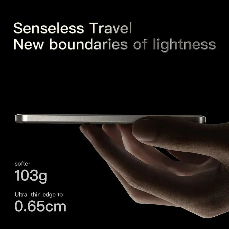5000mAh Qi2 Wireless Power Bank Ultra Slim Magnetic Back-Clip Fast Charge Portable Battery for Smartphones