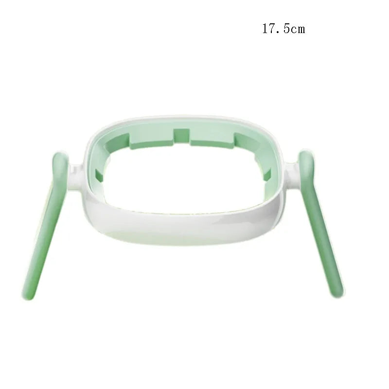 Square Feeding Bottle Handle for Baby (6M+) – Lightweight PP Easy-Grip Square Bottle Accessory, Wide‑Mouth Compatible