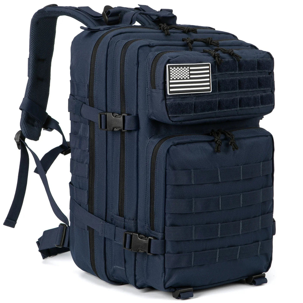 45L (11.9 gal) Tactical Backpack – Large Capacity Molle 3-Day Assault Pack for Hiking, Camping & Trekking
