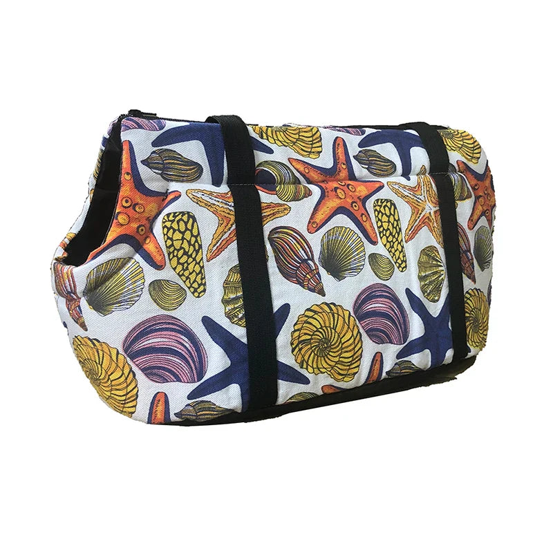 Soft Breathable Pet Carrier Backpack for Small Dogs & Cats — Sling Shoulder Bag, Sizes S & L (40×18×20 cm / 15.7×7.1×7.9 in; 50×23×28 cm / 19.7×9.1×11 in)