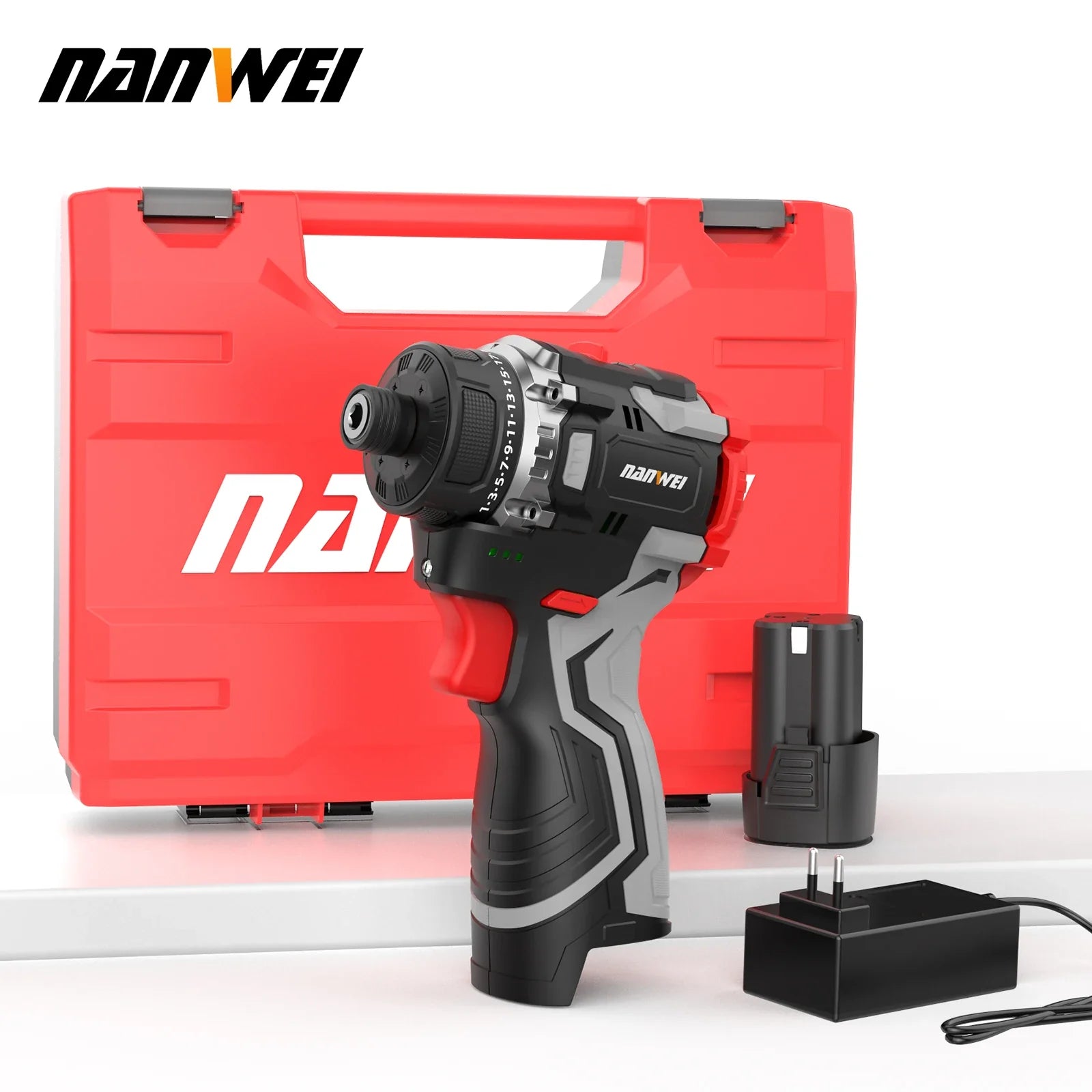 16.8V Lithium‑Ion Brushless Cordless Drill Driver - 2-Speed Handheld Screwdriver