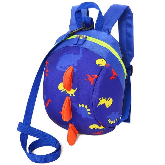 Toddler Dinosaur Safety Harness Backpack with Detachable Leash – Kids Anti-Lost Preschool School Bag