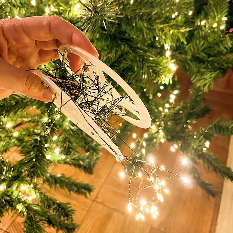 LED Firecracker String Lights – Remote Control 30/50/75M (900/1500/2000 LEDs) Copper Wire Fairy Lights with EU/US Plug, IP65 Waterproof for Wedding Halloween Christmas