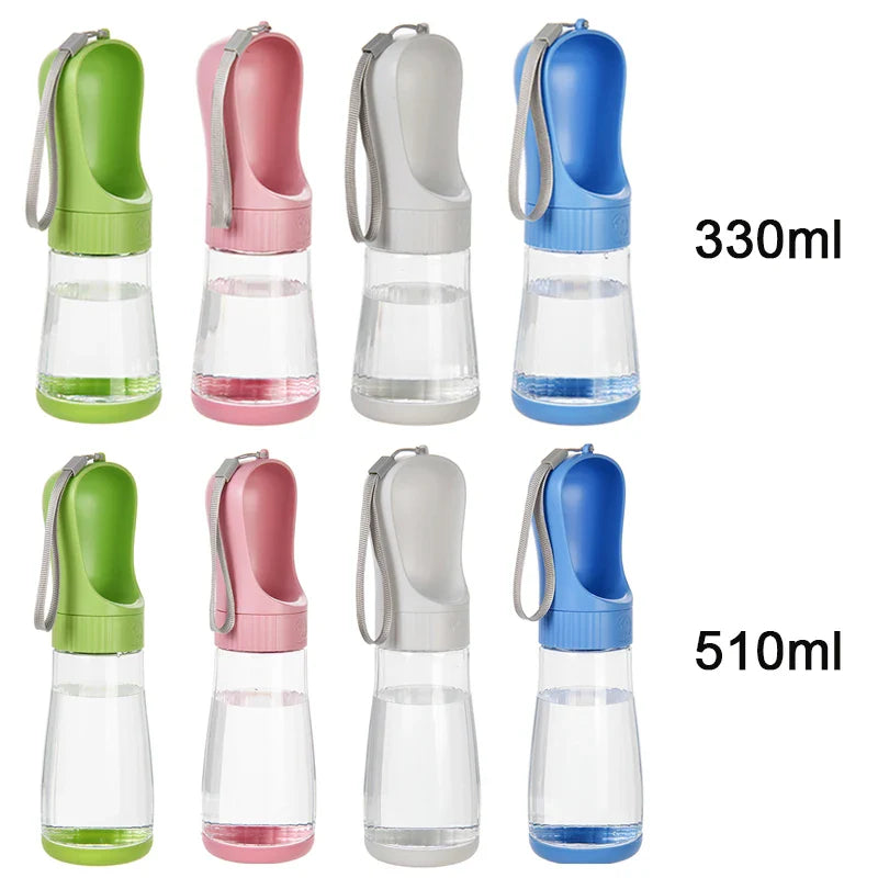Portable 2-in-1 Dog Water Bottle with Food Container – Travel Pet Water Dispenser for Small to Large Dogs & Cats