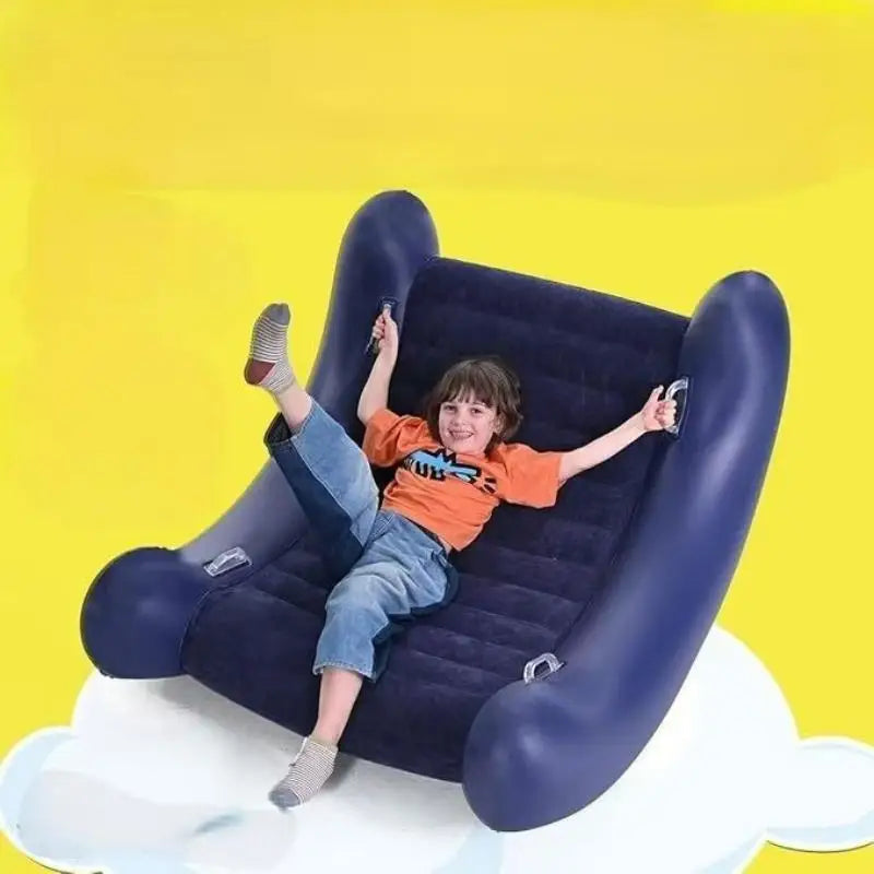 Kids Inflatable Air Cloud Rocking Chair - Sensory Sofa for Children with Autism & ADHD