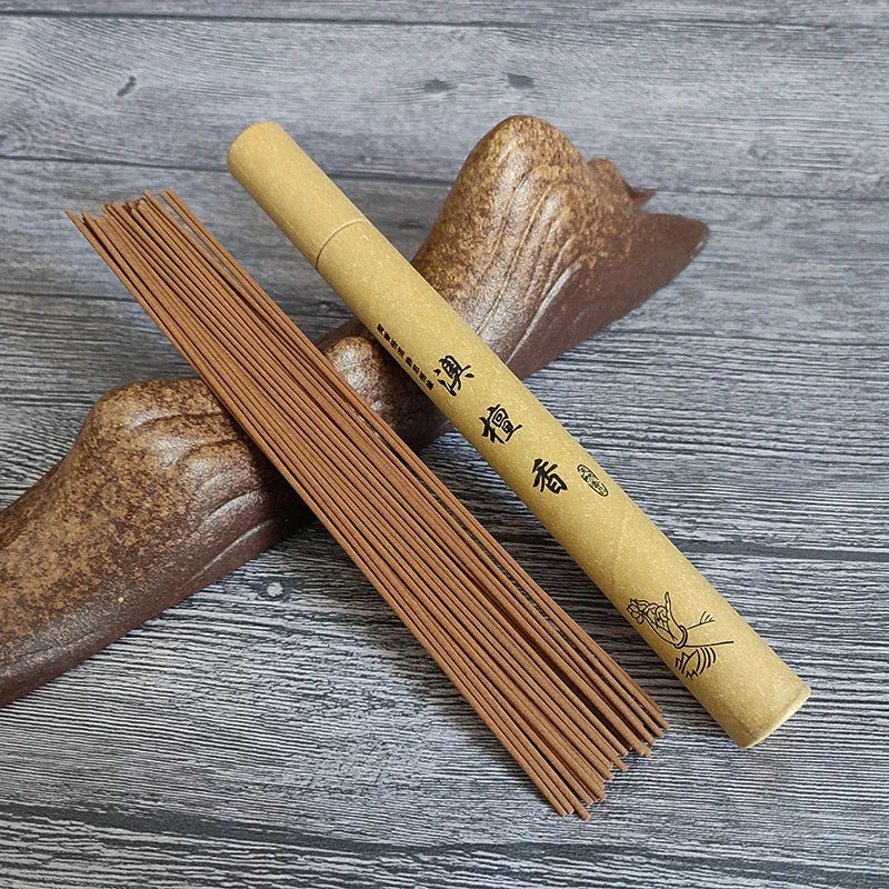 40-Pack Natural Sandalwood Incense Sticks — Lavender, Green Tea & Rose Aromas for Home, Meditation & Ceremony
